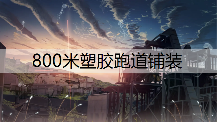 800米塑胶跑道铺装