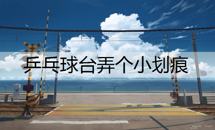 乒乓球台弄个小划痕